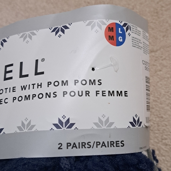 New! K. Bell Cozy Sherpa Booties Women's Slippers Blue Size M/L 7 - 8.5 - Picture 7 of 13